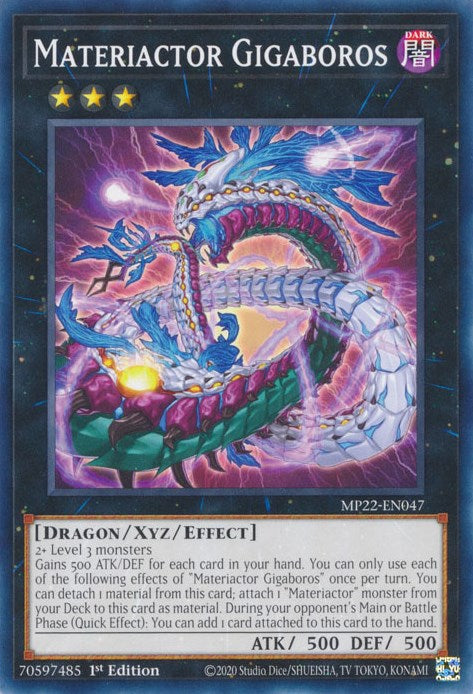 Materiactor Gigaboros [MP22-EN047] Common | Exor Games Dartmouth