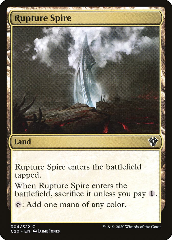 Rupture Spire [Commander 2020] | Exor Games Dartmouth