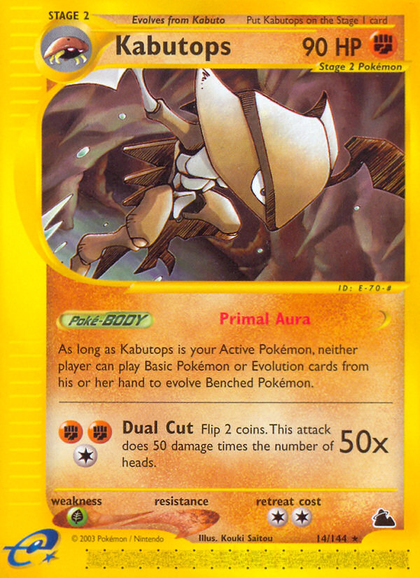 Kabutops (14/144) [Skyridge] | Exor Games Dartmouth