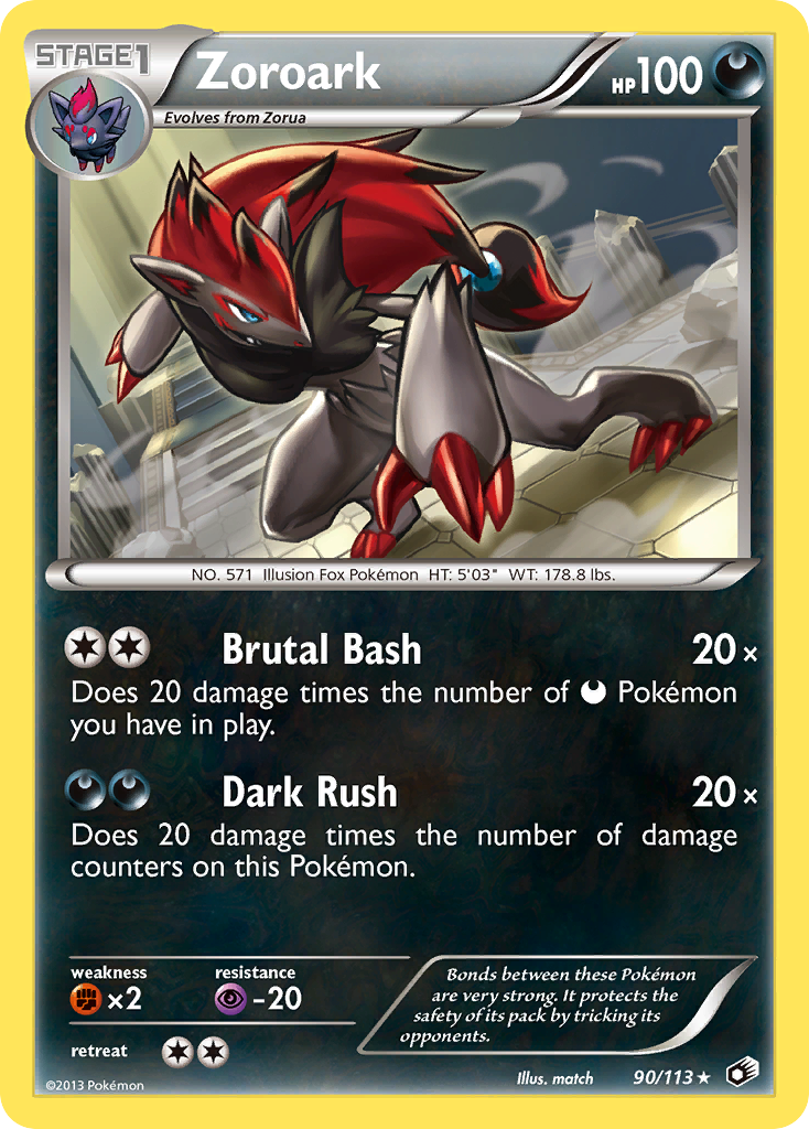 Zoroark (90/113) [Black & White: Legendary Treasures] | Exor Games Dartmouth