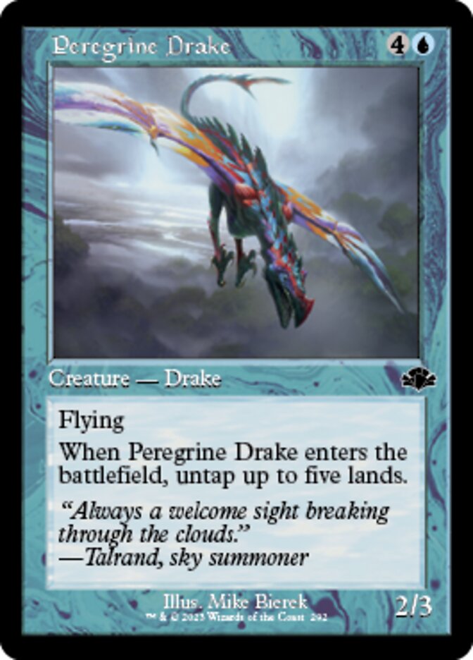 Peregrine Drake (Retro) [Dominaria Remastered] | Exor Games Dartmouth