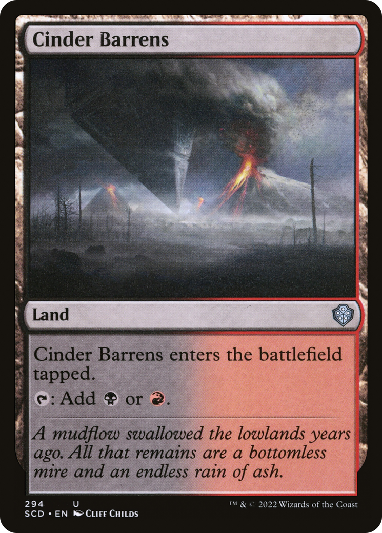 Cinder Barrens [Starter Commander Decks] | Exor Games Dartmouth