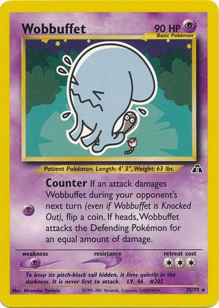 Wobbuffet (35/75) [Neo Discovery Unlimited] | Exor Games Dartmouth