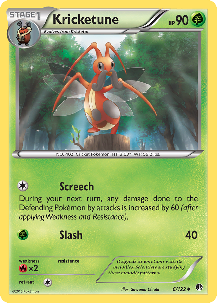 Kricketune (6/122) [XY: BREAKpoint] | Exor Games Dartmouth