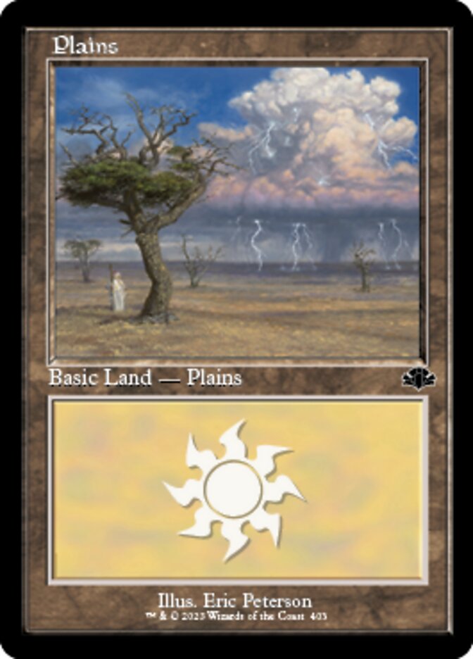 Plains (403) (Retro) [Dominaria Remastered] | Exor Games Dartmouth