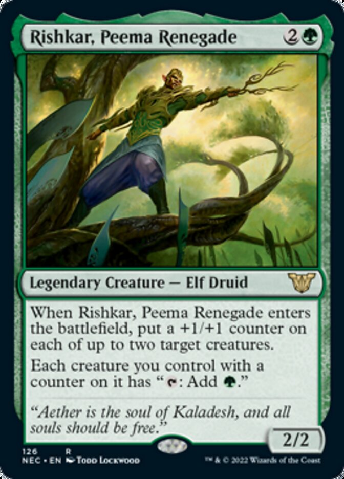 Rishkar, Peema Renegade [Kamigawa: Neon Dynasty Commander] | Exor Games Dartmouth