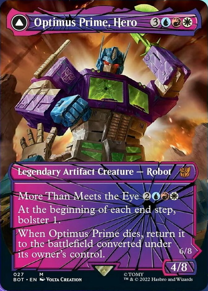 Optimus Prime, Hero // Optimus Prime, Autobot Leader (Shattered Glass) [Universes Beyond: Transformers] | Exor Games Dartmouth