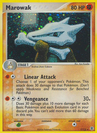 Marowak (7/112) [EX: FireRed & LeafGreen] | Exor Games Dartmouth