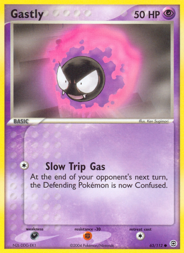 Gastly (63/112) [EX: FireRed & LeafGreen] | Exor Games Dartmouth