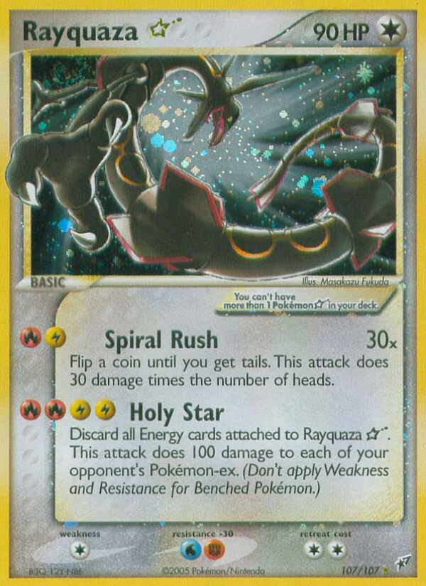 Rayquaza Star (107/107) [EX: Deoxys] | Exor Games Dartmouth