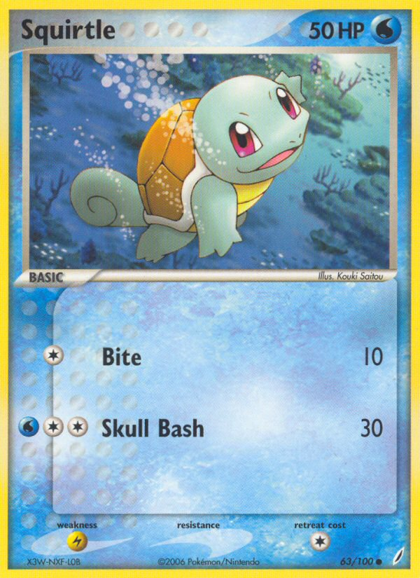 Squirtle (63/100) [EX: Crystal Guardians] | Exor Games Dartmouth