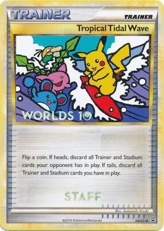 Tropical Tidal Wave (HGSS18) (Staff) [HeartGold & SoulSilver: Black Star Promos] | Exor Games Dartmouth