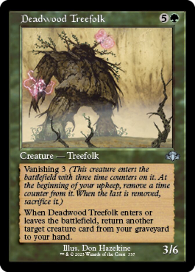 Deadwood Treefolk (Retro) [Dominaria Remastered] | Exor Games Dartmouth