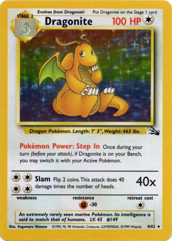 Dragonite (4/62) [Fossil Unlimited] | Exor Games Dartmouth