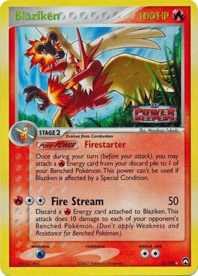 Blaziken (5/108) (Stamped) [EX: Power Keepers] | Exor Games Dartmouth