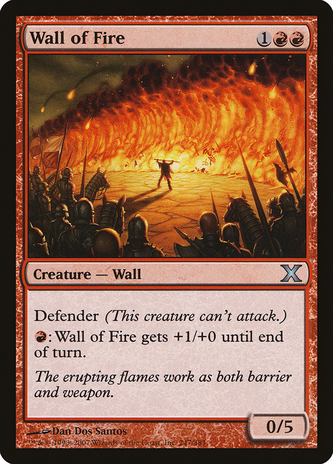 Wall of Fire [Tenth Edition] | Exor Games Dartmouth