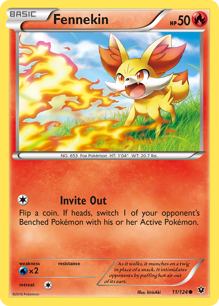 Fennekin (11/124) [XY: Fates Collide] | Exor Games Dartmouth