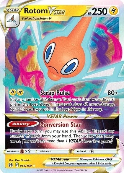 Rotom VSTAR (046/159) [Sword & Shield: Crown Zenith] | Exor Games Dartmouth