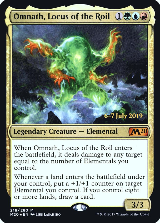 Omnath, Locus of the Roil  [Core Set 2020 Prerelease Promos] | Exor Games Dartmouth