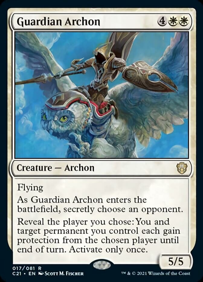 Guardian Archon [Commander 2021] | Exor Games Dartmouth