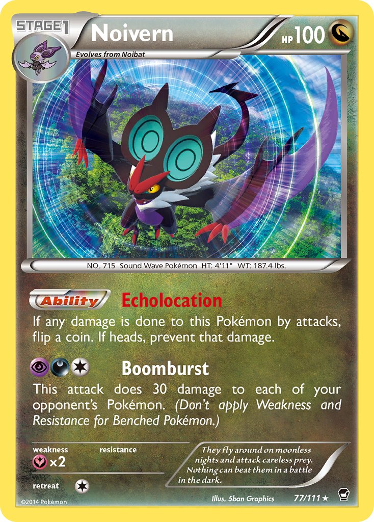 Noivern (77/111) (Cosmos Holo) (Blister Exclusive) [XY: Furious Fists] | Exor Games Dartmouth