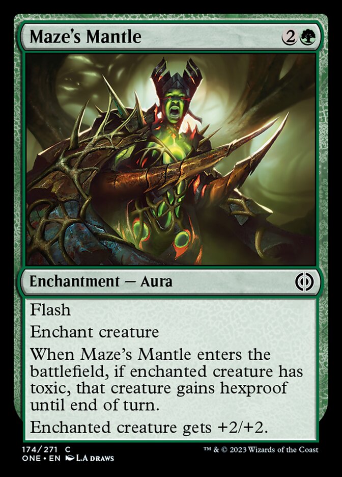 Maze's Mantle [Phyrexia: All Will Be One] | Exor Games Dartmouth