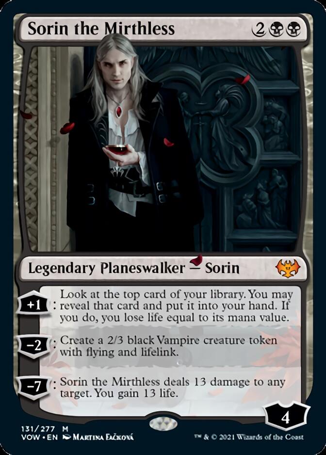 Sorin the Mirthless [Innistrad: Crimson Vow] | Exor Games Dartmouth