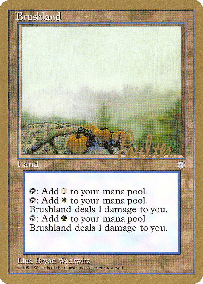 Brushland (Preston Poulter) [Pro Tour Collector Set] | Exor Games Dartmouth