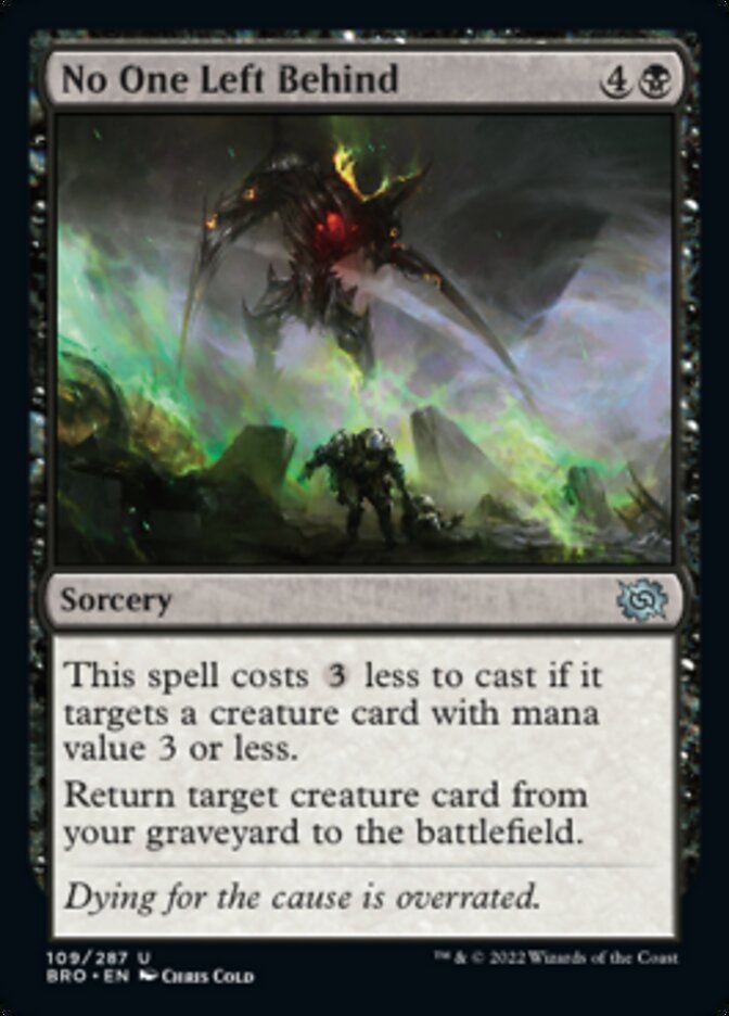 No One Left Behind [The Brothers' War] | Exor Games Dartmouth