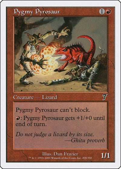 Pygmy Pyrosaur [Seventh Edition] | Exor Games Dartmouth