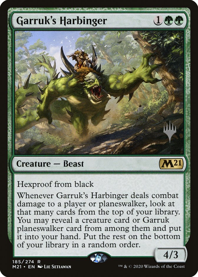 Garruk's Harbinger (Promo Pack) [Core Set 2021 Promos] | Exor Games Dartmouth