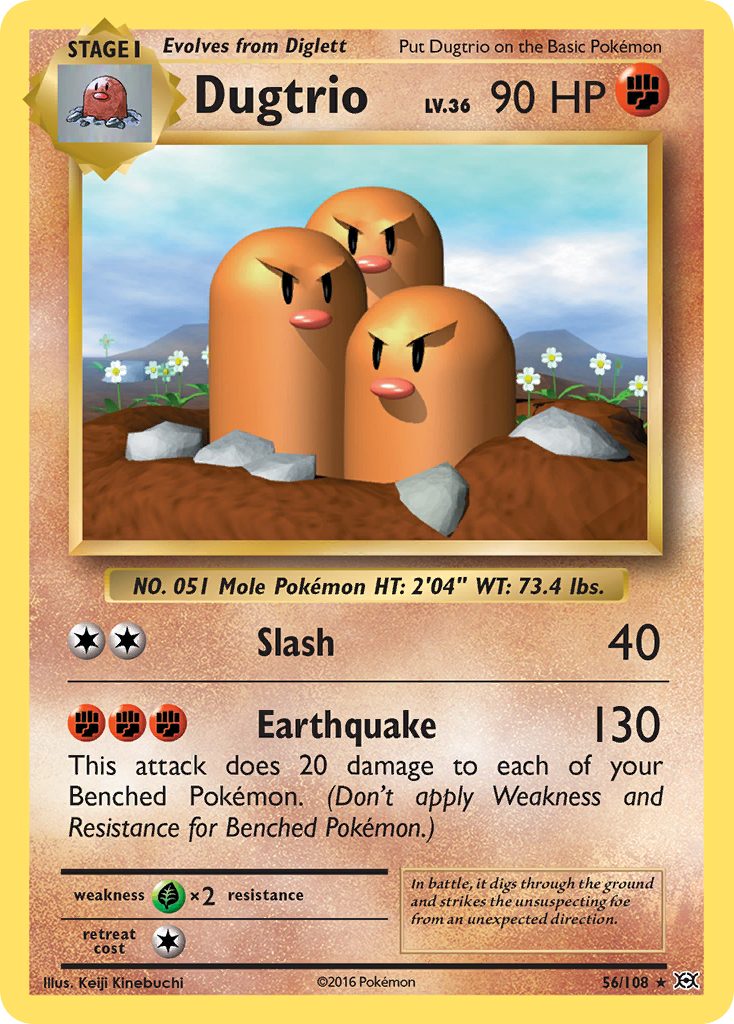 Dugtrio (56/108) [XY: Evolutions] | Exor Games Dartmouth