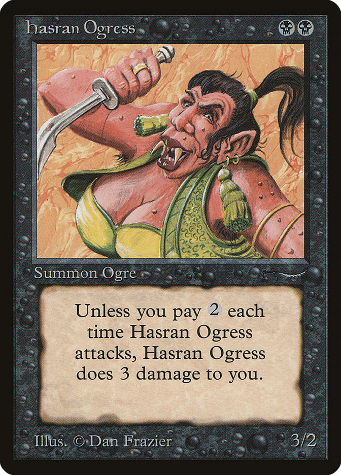Hasran Ogress (Light Mana Cost) [Arabian Nights] | Exor Games Dartmouth