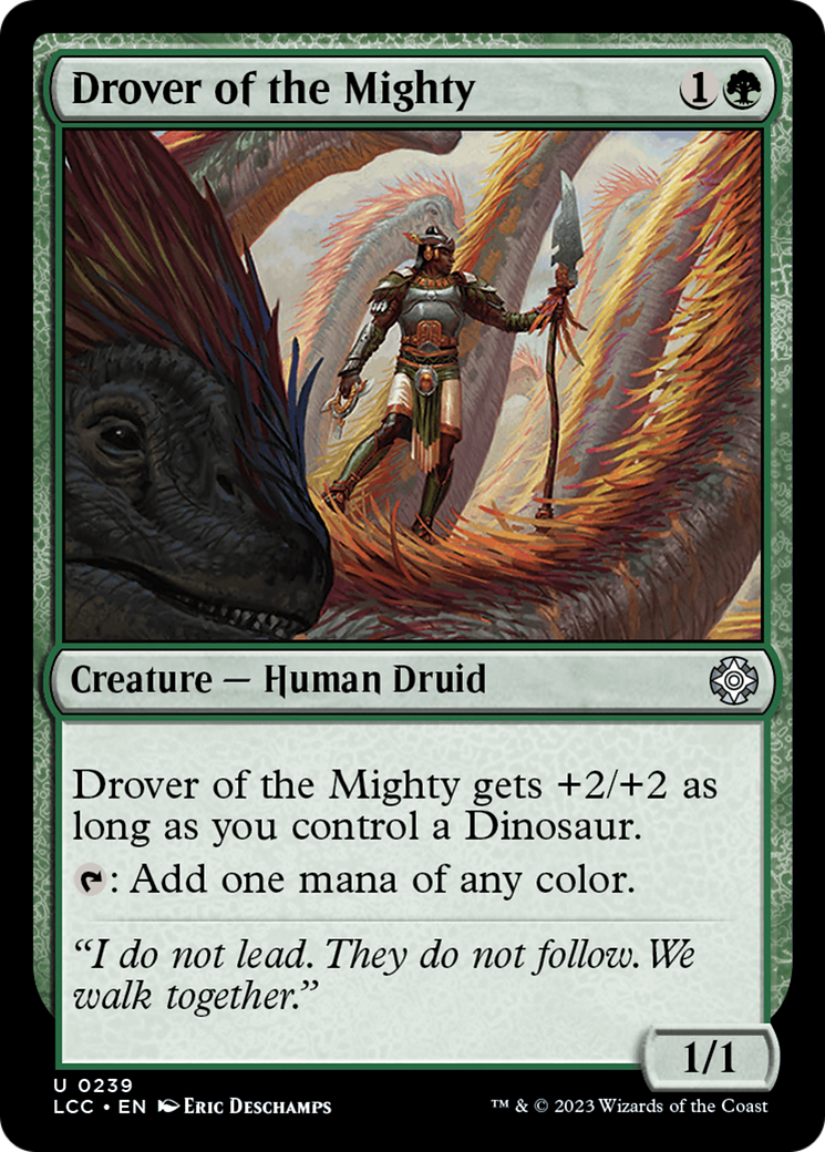 Drover of the Mighty [The Lost Caverns of Ixalan Commander] | Exor Games Dartmouth