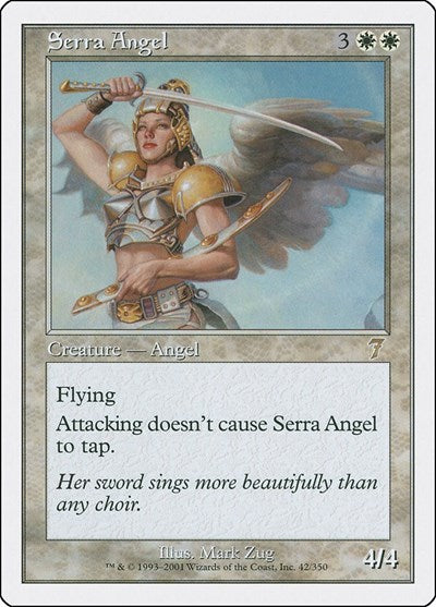 Serra Angel [Seventh Edition] | Exor Games Dartmouth