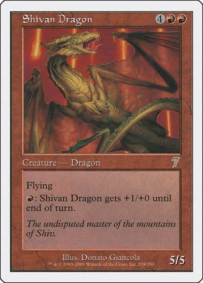 Shivan Dragon [Seventh Edition] | Exor Games Dartmouth