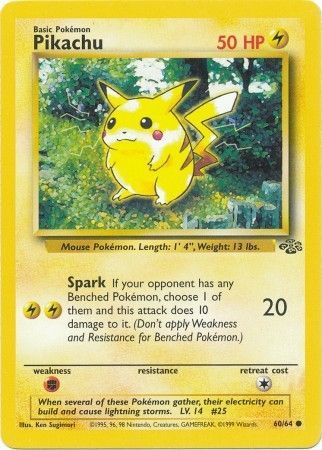 Pikachu (60/64) [Jungle Unlimited] | Exor Games Dartmouth