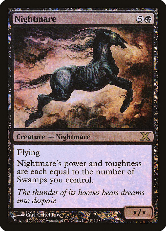 Nightmare (Premium Foil) [Tenth Edition] | Exor Games Dartmouth