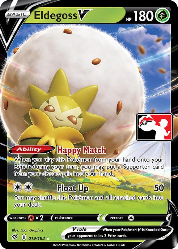 Eldegoss V (019/192) [Prize Pack Series One] | Exor Games Dartmouth