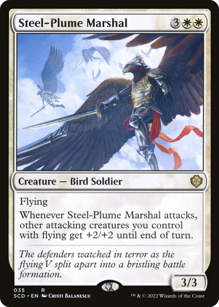 Steel-Plume Marshal [Starter Commander Decks] | Exor Games Dartmouth