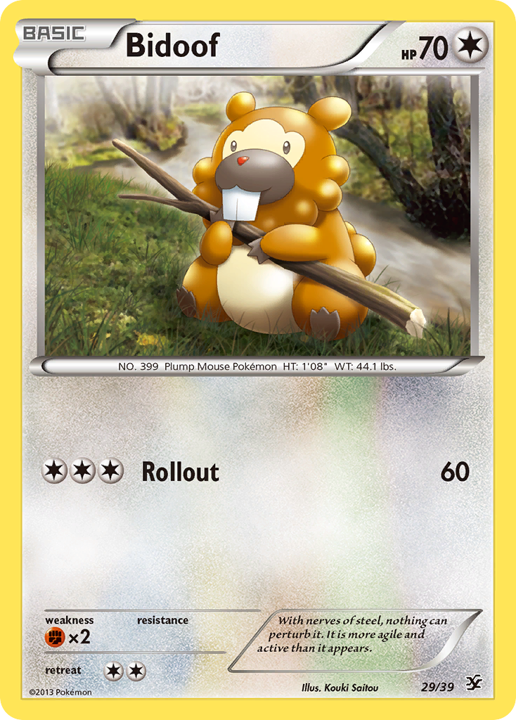 Bidoof (29/39) [XY: Kalos Starter Set] | Exor Games Dartmouth