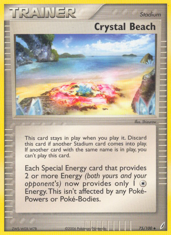 Crystal Beach (75/100) [EX: Crystal Guardians] | Exor Games Dartmouth