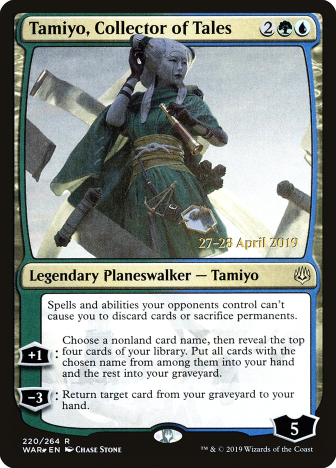 Tamiyo, Collector of Tales  [War of the Spark Prerelease Promos] | Exor Games Dartmouth