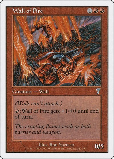 Wall of Fire [Seventh Edition] | Exor Games Dartmouth