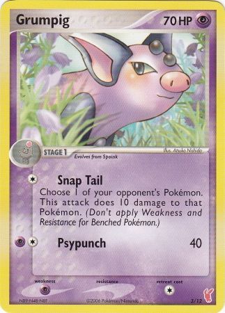 Grumpig (3/12) [EX: Trainer Kit 2 - Plusle] | Exor Games Dartmouth