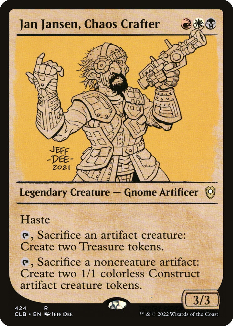Jan Jansen, Chaos Crafter (Showcase) [Commander Legends: Battle for Baldur's Gate] | Exor Games Dartmouth