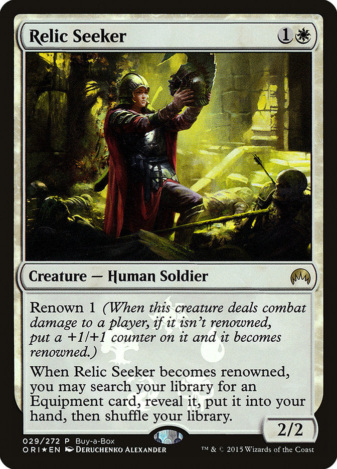 Relic Seeker (Buy-A-Box) [Magic Origins Promos] | Exor Games Dartmouth