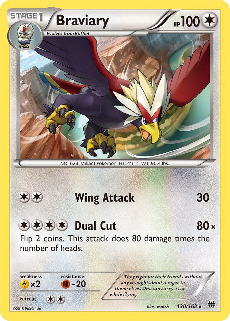 Braviary (130/162) [XY: BREAKthrough] | Exor Games Dartmouth