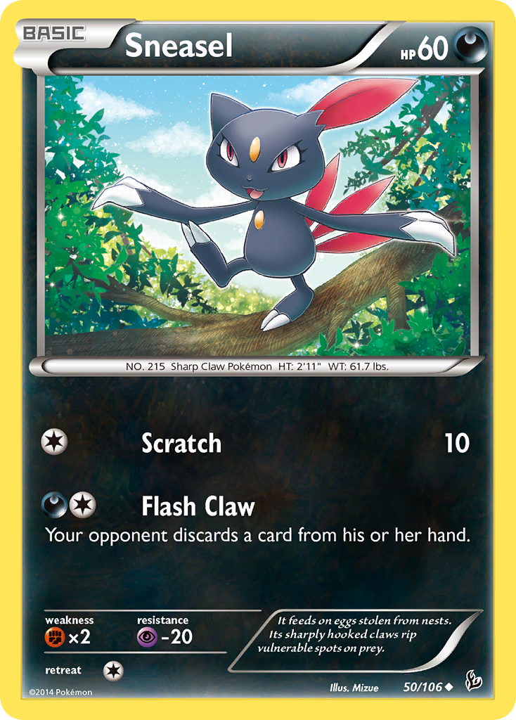 Sneasel (50/106) [XY: Flashfire] | Exor Games Dartmouth