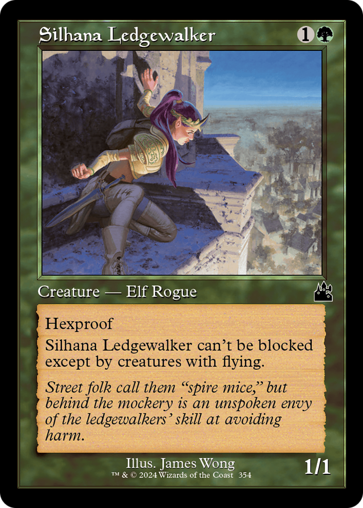 Silhana Ledgewalker (Retro Frame) [Ravnica Remastered] | Exor Games Dartmouth